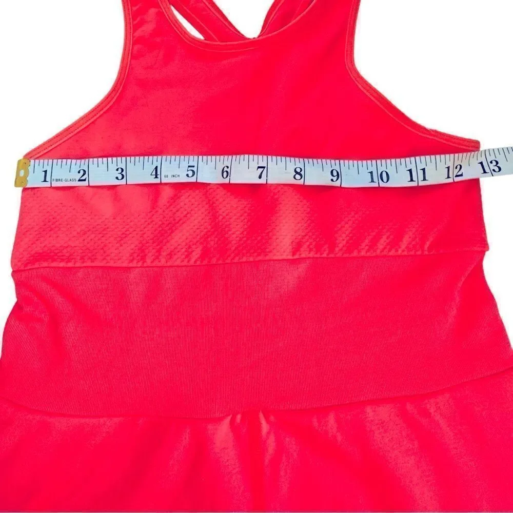 Free People Movement Every Single Time Runsie Athletic Romper Stretch Coral